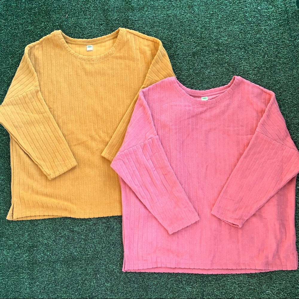 Old Navy Longsleeve Terry Shirts